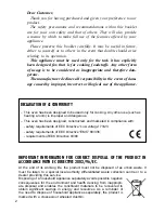 Preview for 2 page of DèLonghi ESF 461 ST User Operating Instructions Manual