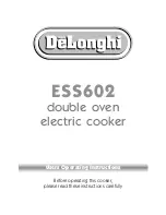 DèLonghi ESS602 User Operating Instructions Manual предпросмотр