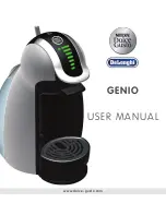 Предварительный просмотр 1 страницы DèLonghi Genio EDG465B User Manual