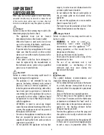 Preview for 4 page of DèLonghi HCX9115E Instructions For Use Manual