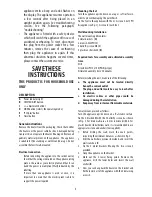 Preview for 5 page of DèLonghi HCX9115E Instructions For Use Manual