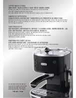 Предварительный просмотр 2 страницы DèLonghi icona ECO310 Important Instructions Manual