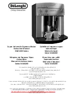 Предварительный просмотр 1 страницы DèLonghi Magnifica EAM3200 Series Instruction Manual