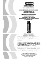 Preview for 1 page of DèLonghi TCH7090ER Instructions For Use Manual