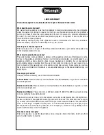 Preview for 7 page of DèLonghi TCH7090ER Instructions For Use Manual