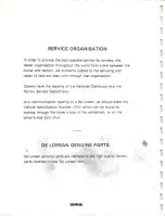 Preview for 5 page of Delorean DMC Workshop Manual