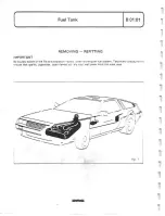 Предварительный просмотр 29 страницы Delorean DMC Workshop Manual