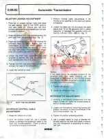 Предварительный просмотр 182 страницы Delorean DMC Workshop Manual