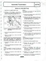 Предварительный просмотр 189 страницы Delorean DMC Workshop Manual