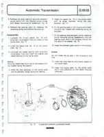 Предварительный просмотр 209 страницы Delorean DMC Workshop Manual