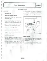 Предварительный просмотр 231 страницы Delorean DMC Workshop Manual