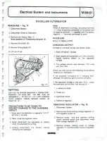 Предварительный просмотр 285 страницы Delorean DMC Workshop Manual