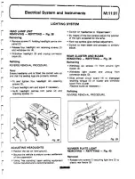 Предварительный просмотр 309 страницы Delorean DMC Workshop Manual