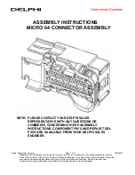 Delphi MICRO 64 Assembly Instructions Manual preview