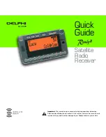 Предварительный просмотр 1 страницы Delphi Roady 2 SA10085 Quick Manual