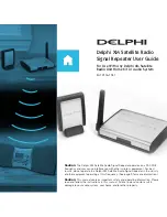 Delphi SA10116 - XM Satellite Radio Signal Repeater User Manual предпросмотр