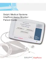 Delphi VitalPoint Home Monitor Patient Manual предпросмотр