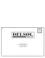 Предварительный просмотр 31 страницы DELSOL DSBQ25 Installation, Use & Care Manual