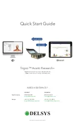 Предварительный просмотр 1 страницы Delsys Trigno Avanti Research+ Quick Start Manual