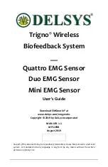 Delsys Trigno Duo EMG User Manual preview