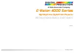 Preview for 9 page of Delta Associate Digital Projection E-Vision 4000 Series Installation & Quick Start Manual