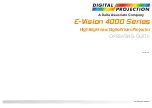 Preview for 41 page of Delta Associate Digital Projection E-Vision 4000 Series Installation & Quick Start Manual