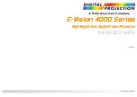 Preview for 61 page of Delta Associate Digital Projection E-Vision 4000 Series Installation & Quick Start Manual