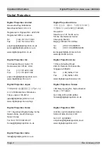 Preview for 2 page of Delta Associate Digital Projection E-Vision Laser 13000 WU Important Information Manual