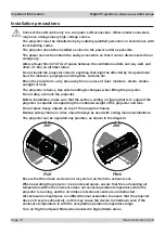 Предварительный просмотр 10 страницы Delta Associate DIGITAL PROJECTION E-Vision Laser 9000 Series Important Information Manual