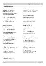 Preview for 2 page of Delta Associate Digital Projection Titan Laser 26000 4K-UHD Important Information Manual