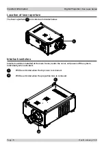 Preview for 10 page of Delta Associate Digital Projection Titan Laser 26000 4K-UHD Important Information Manual