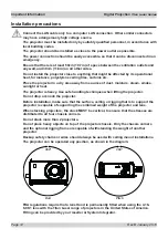 Preview for 12 page of Delta Associate Digital Projection Titan Laser 26000 4K-UHD Important Information Manual