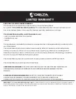 Предварительный просмотр 8 страницы Delta Audio Arecon Owner'S Manual