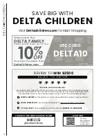 Preview for 8 page of Delta Children 080213058982 Instructions Manual