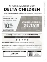 Preview for 9 page of Delta Children 080213058982 Instructions Manual