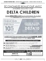 Предварительный просмотр 9 страницы Delta Children 080213092719 Assembly Instructions Manual