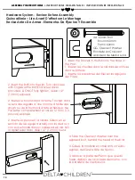 Предварительный просмотр 14 страницы Delta Children 080213092719 Assembly Instructions Manual