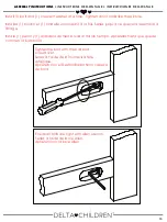 Предварительный просмотр 15 страницы Delta Children 080213092719 Assembly Instructions Manual