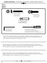 Предварительный просмотр 26 страницы Delta Children 080213092719 Assembly Instructions Manual