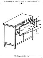 Предварительный просмотр 29 страницы Delta Children 080213092719 Assembly Instructions Manual