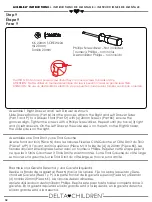 Предварительный просмотр 32 страницы Delta Children 080213092719 Assembly Instructions Manual
