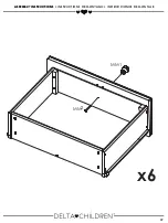 Предварительный просмотр 37 страницы Delta Children 080213092719 Assembly Instructions Manual