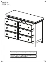 Preview for 32 page of Delta Children 6 Drawer Dresser Instructions Manual