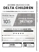 Preview for 9 page of Delta Children Ava 6801-100 Assembly Instructions Manual