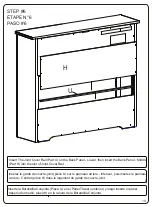 Предварительный просмотр 18 страницы Delta Children Convertible Bookcase Assembly Manual