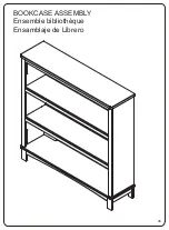 Предварительный просмотр 26 страницы Delta Children Convertible Bookcase Assembly Manual