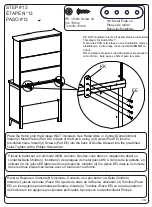 Предварительный просмотр 28 страницы Delta Children Convertible Bookcase Assembly Manual