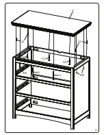 Предварительный просмотр 21 страницы Delta Children Dresser With Changing Top Manual