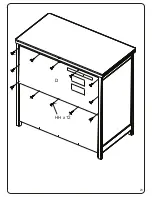 Предварительный просмотр 23 страницы Delta Children Dresser With Changing Top Manual