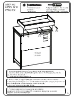 Предварительный просмотр 36 страницы Delta Children Dresser With Changing Top Manual